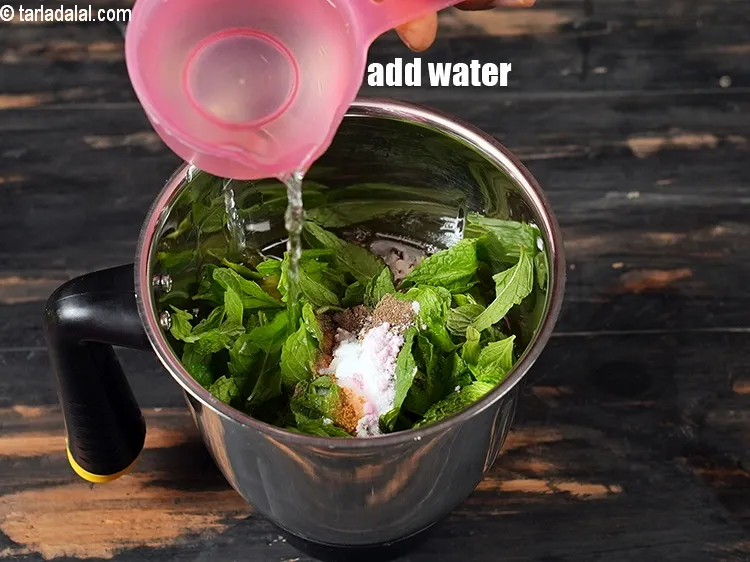Step 14 – Add 1&frac12; cup water.