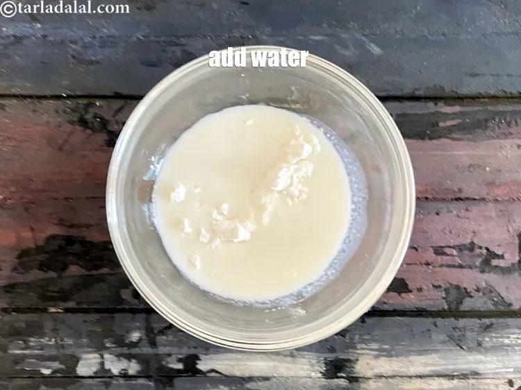 Step 15 – Add 3 tbsp water.