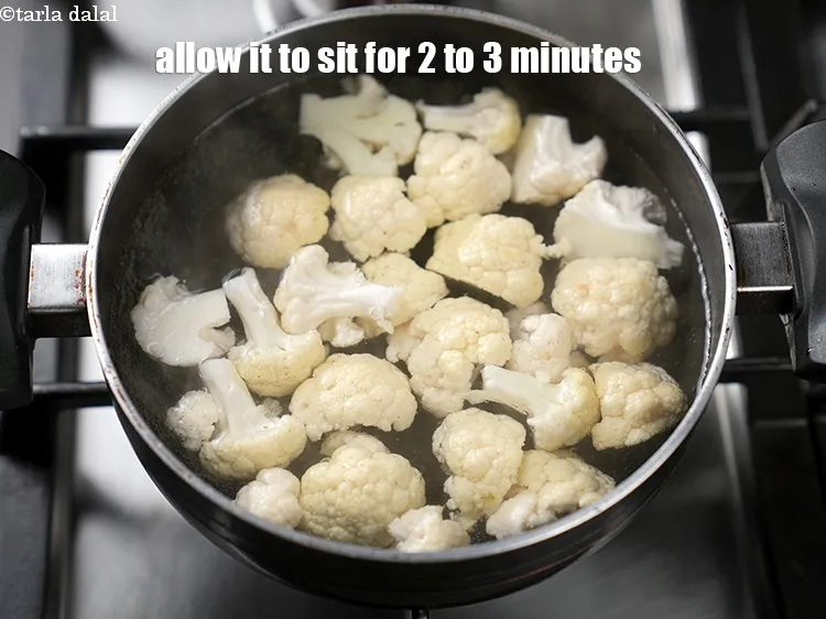 Step 13 – Switch of the flame and allow it to sit for 2 to 3 minutes.<br /> …