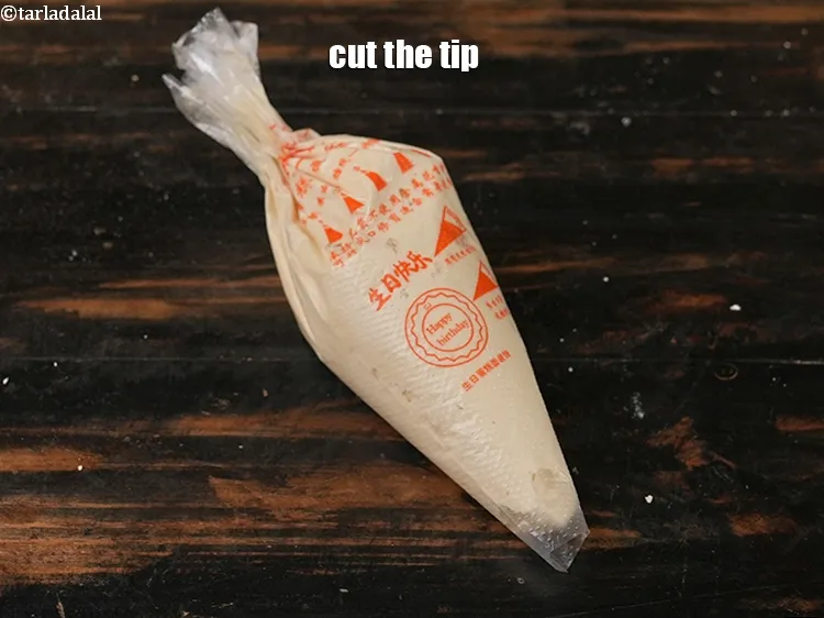 Step 14 – Cut the tip.