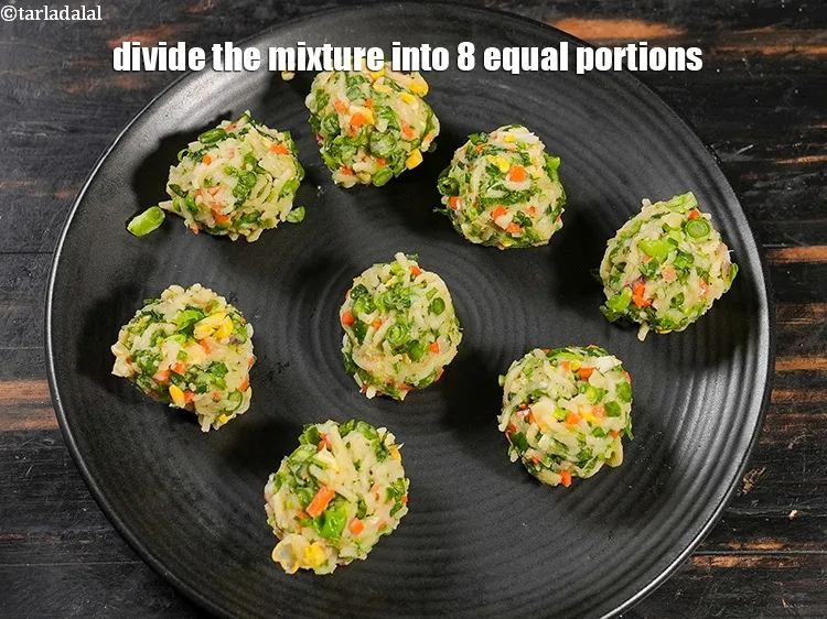 Step 14 – Divide the mixture into 8 equal portions.