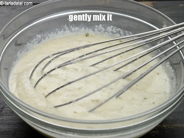 Step 15 – Gently mix it.