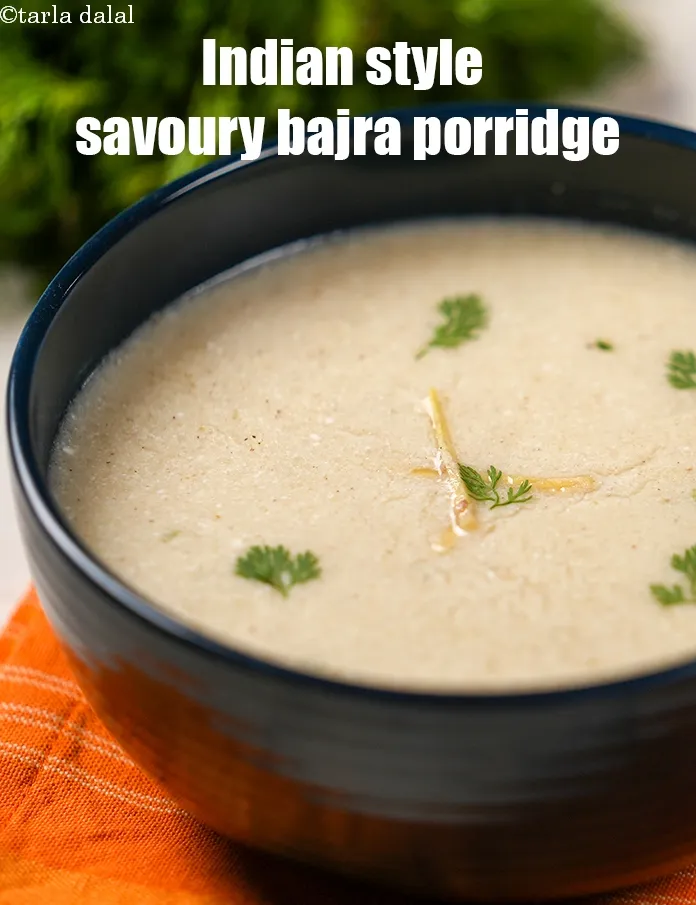 स्टेप 14 – <strong>बाजरे की कांजी</strong>&nbsp;तुरंत&nbsp;परोसें।