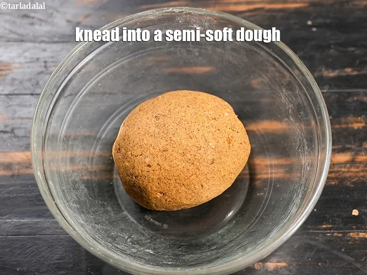 Step 14 – Knead into a semi-soft dough.