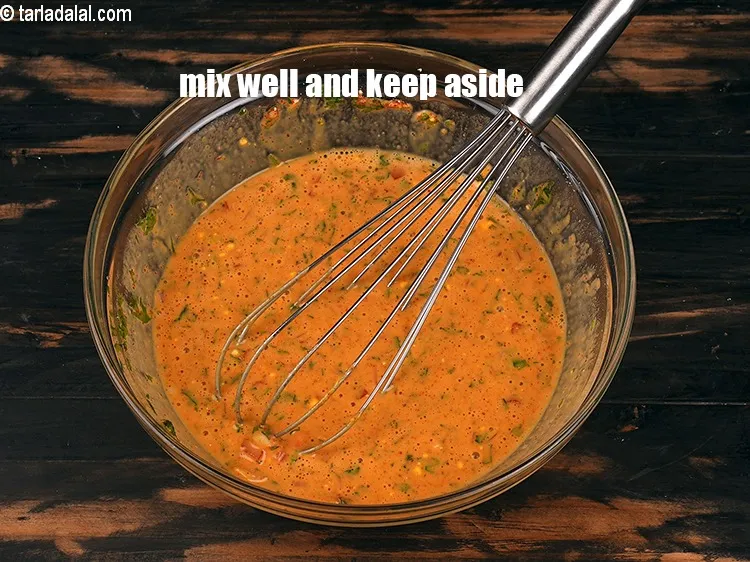 Step 15 – Mix well using a whisk and keep aside.&nbsp;