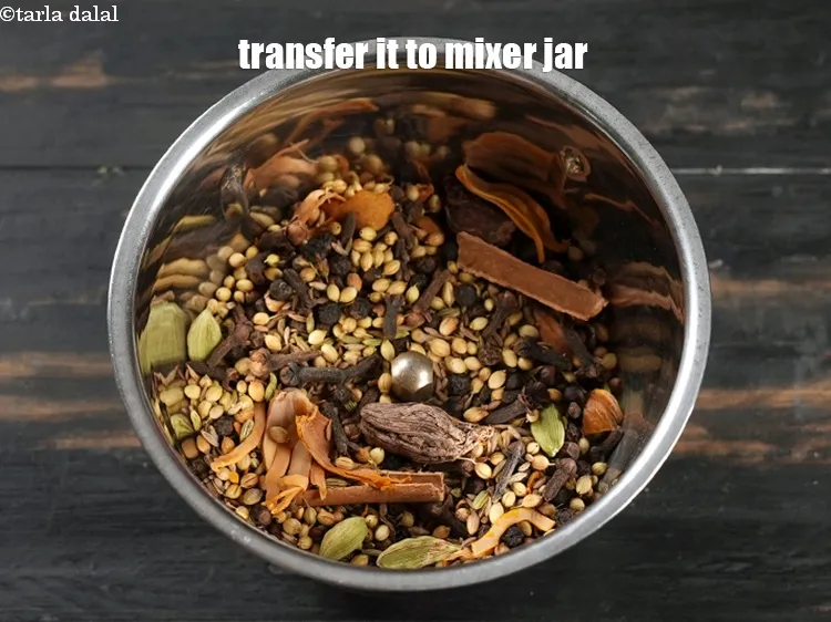 Step 14 – Transfer it into a mixer jar.