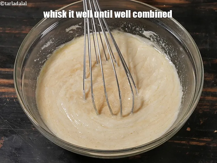 Step 14 – Whisk it well until well combined.