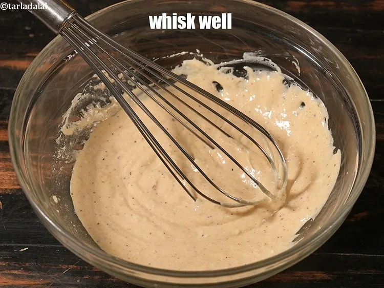 Step 14 – Whisk well.