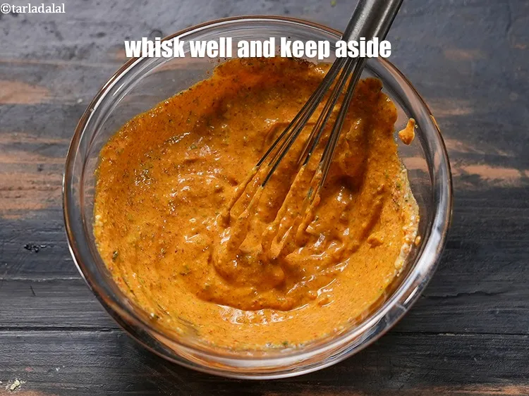 Step 14 – Whisk well and keep aside.