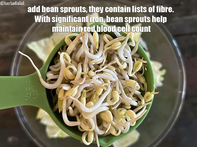 Step 14 – Add&nbsp;<meta charset="UTF-8" />1/2 cup&nbsp;<a href="glossary-bean-sprouts-193i">bean sprouts</a>.&nbsp;<a href="/recipes-using-bean-sprouts-193">Bean Sprouts</a>&nbsp;are one of the most complete and nutritional …