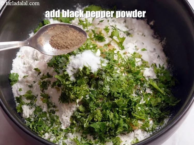 Step 14 – Add little black pepper powder to taste.