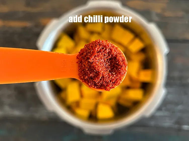 Step 14 – Add&nbsp;<meta charset="UTF-8" />2 tsp&nbsp;<a href="glossary-chilli-powder-red-chilli-powder-339i">chilli powder</a>.