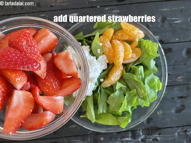 Step 15 – Add&nbsp;<meta charset="UTF-8" />1&nbsp;cup&nbsp;quartered&nbsp;<a href="glossary-strawberry-strawberries-436i">strawberries</a>. If not in season then skip it.