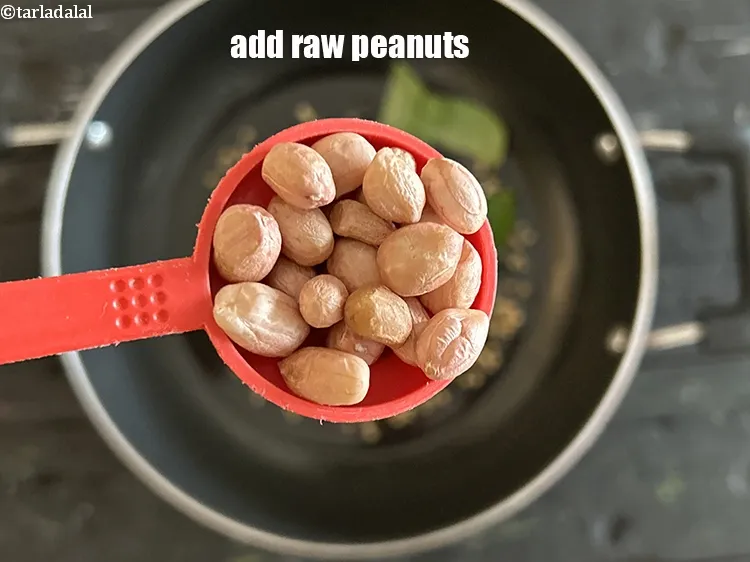 Step 15 – Add <meta charset="UTF-8" />2 tbsp&nbsp;<a href="glossary-raw-peanuts-kachi-mungfali-kachi-moongfali-847i">raw peanuts</a>.