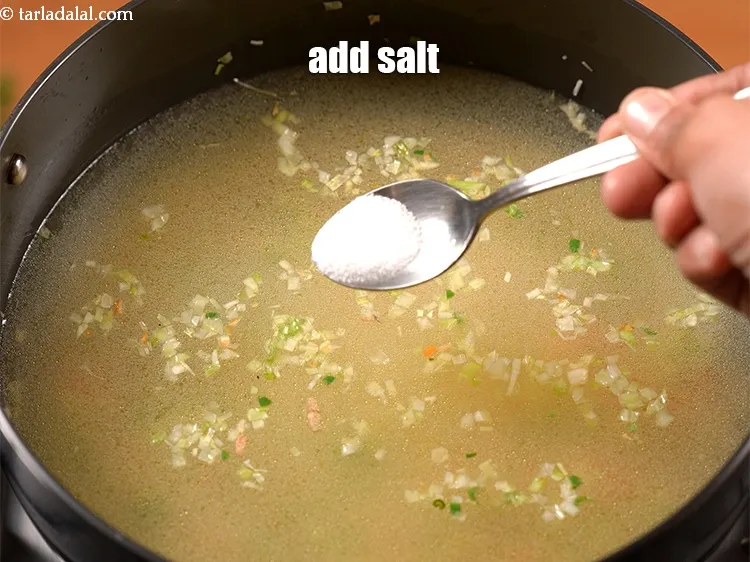 Step 18 – Add salt to taste.