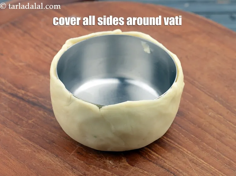 Step 15 – Cover all the sides around the vati.