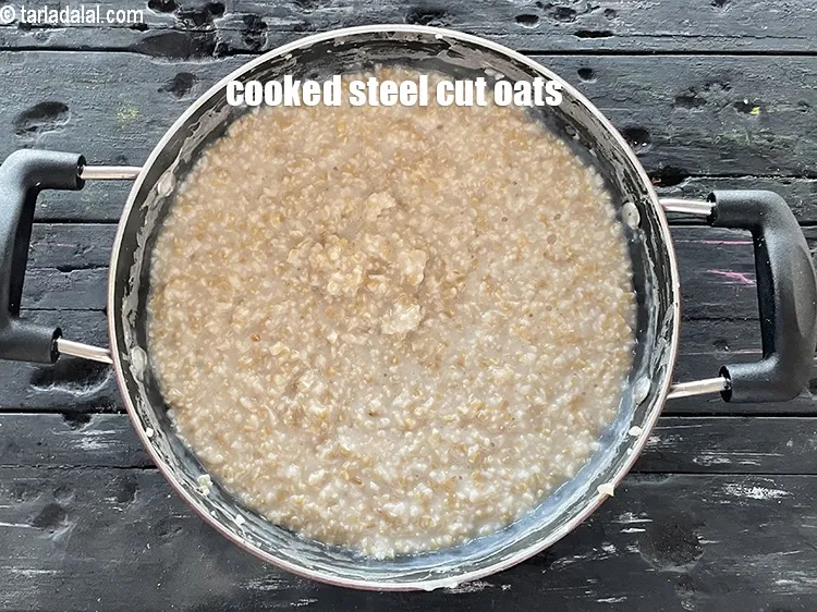 Step 14 – Cooked steel cut oats.&nbsp;