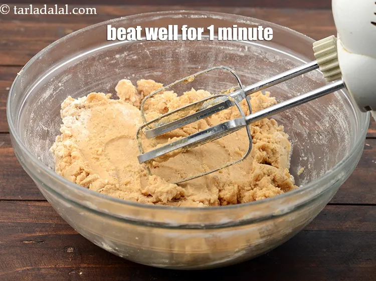 Step 14 – Beat until well combined for 1 minute.