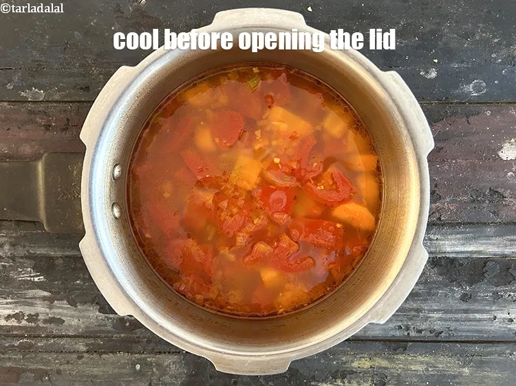 Step 14 – Cool before opening the lid.