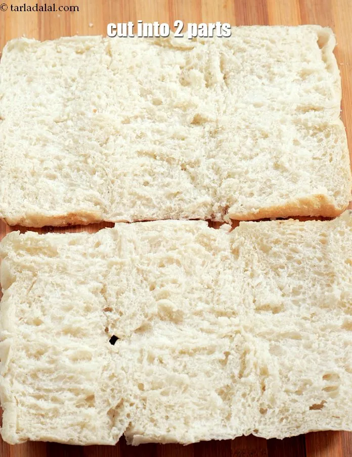 Step 15 – Cut it horizontally into 2 parts.&nbsp;Place both the halves in a clean, dry surface.