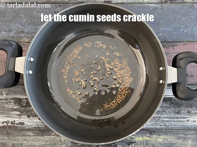Step 17 – Let the seeds crackle.