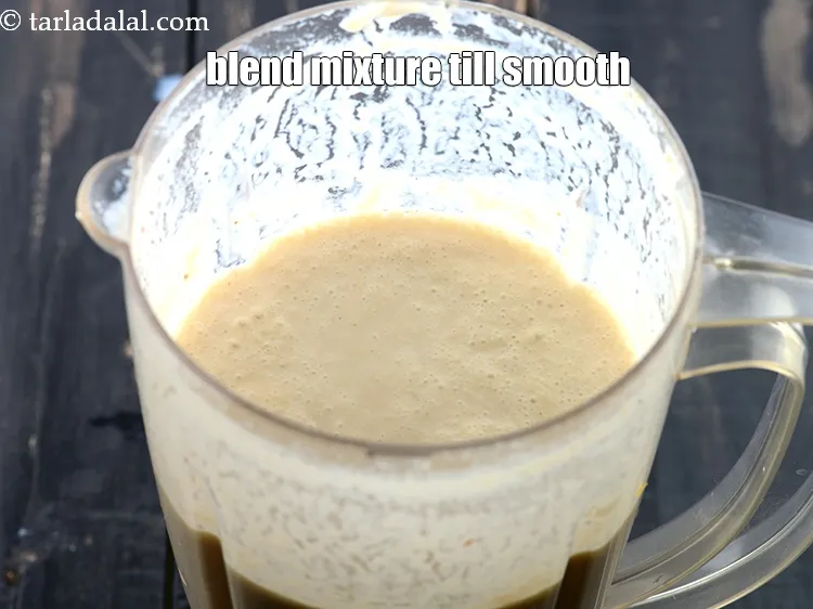 Step 14 – Blend the mixture till smooth.