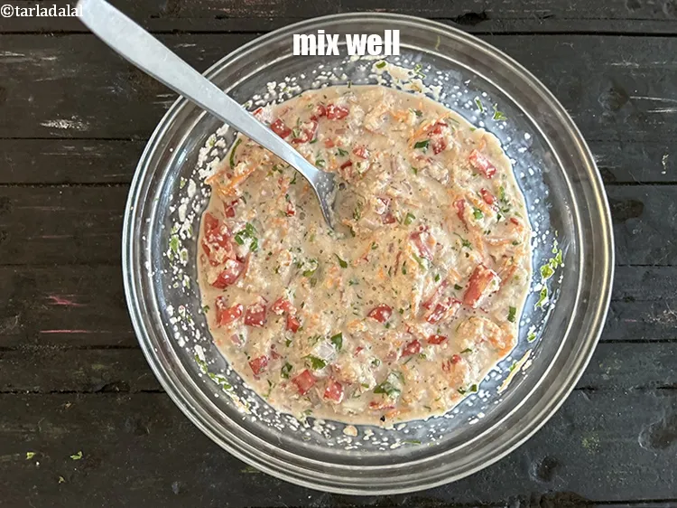 Step 14 – Mix well with a whisk so that no lumps remain. Better to use a whisk …