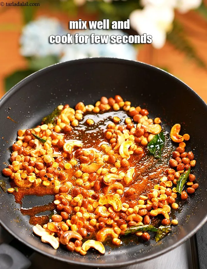 Step 12 – Mix well and cook on a medium flame for few seconds.&nbsp;&nbsp;