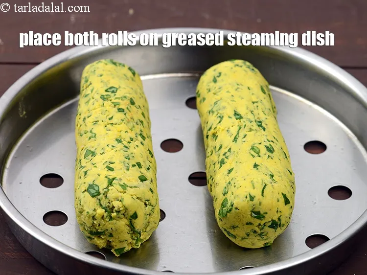 Step 13 – Shape each portion into a cylindrical roll of approx. 125 mm. (5&quot;) long.&nbsp;Place both the …