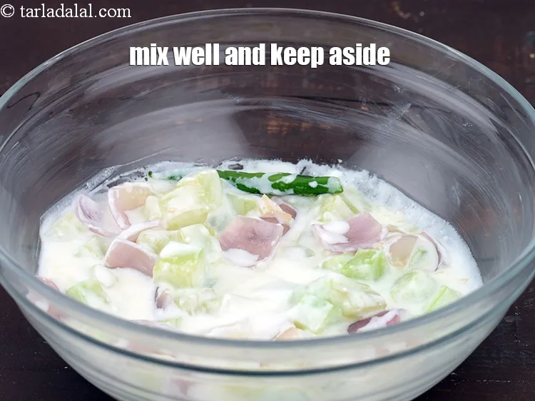 Step 14 – Mix well and keep aside.