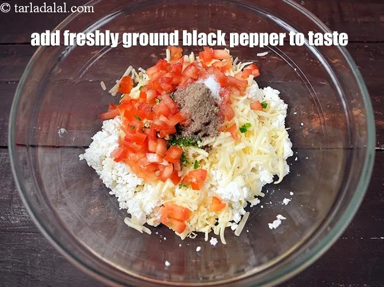 Step 14 – Add&nbsp;<a href="https://www.tarladalal.com/glossary-freshly-ground-black-pepper-kalimirch-powder-kali-mirch-ka-powder-567i">freshly ground black pepper (kalimirch)</a> to taste.