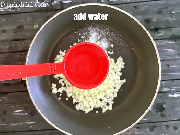 Step 15 – Add&nbsp;2 tbsp of water.