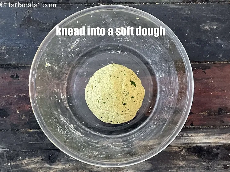 Step 14 – Knead into a soft dough.