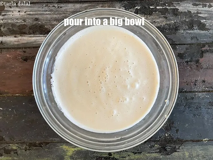 स्टेप 15 – एक बड़े कटोरे में डालें&nbsp;।