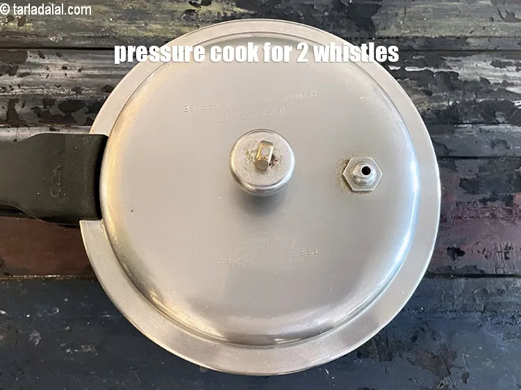 Step 14 – Pressure cook for 2 whistles.