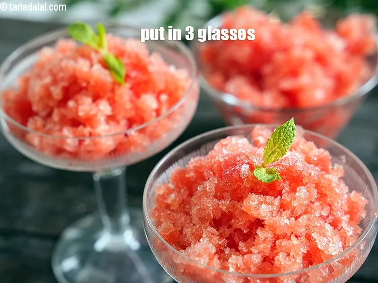 Step 15 – Put in 3 glasses.