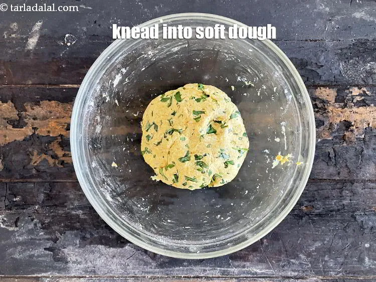 Step 15 – Knead into a soft dough.