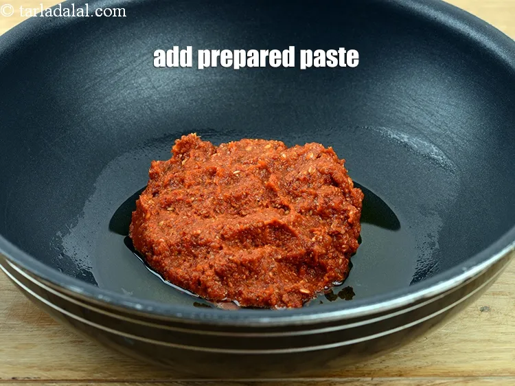 Step 15 – Add the prepared paste.