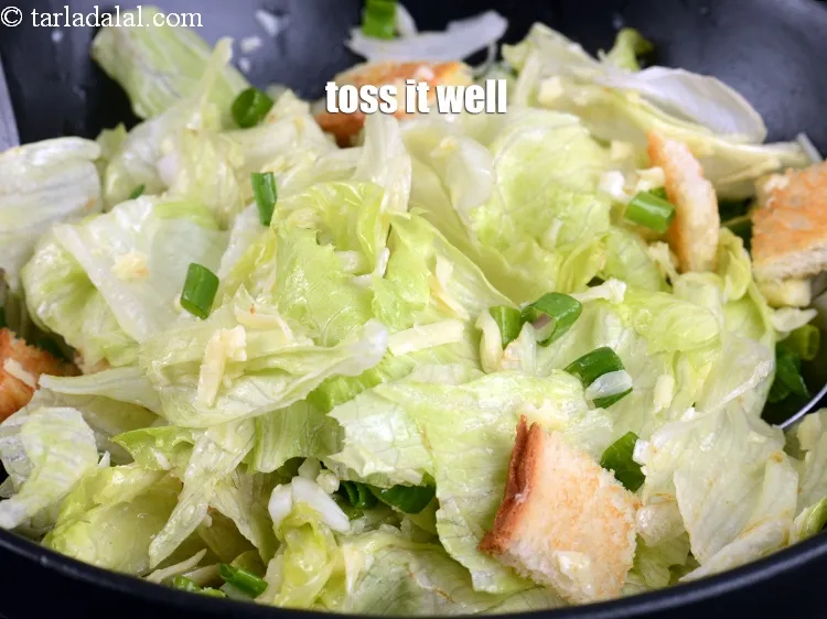 Step 14 – Toss it well.