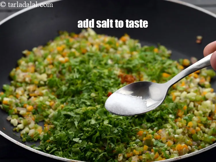 Step 14 – Add salt to taste.