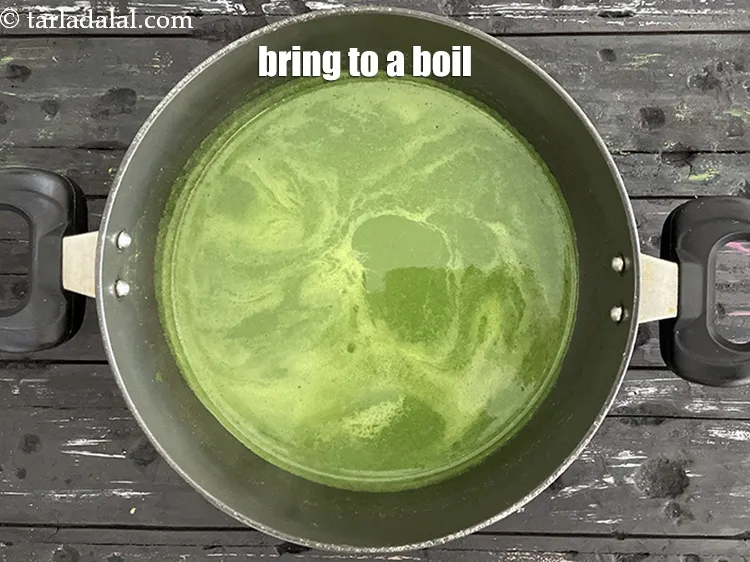 Step 17 – Bring to boil.