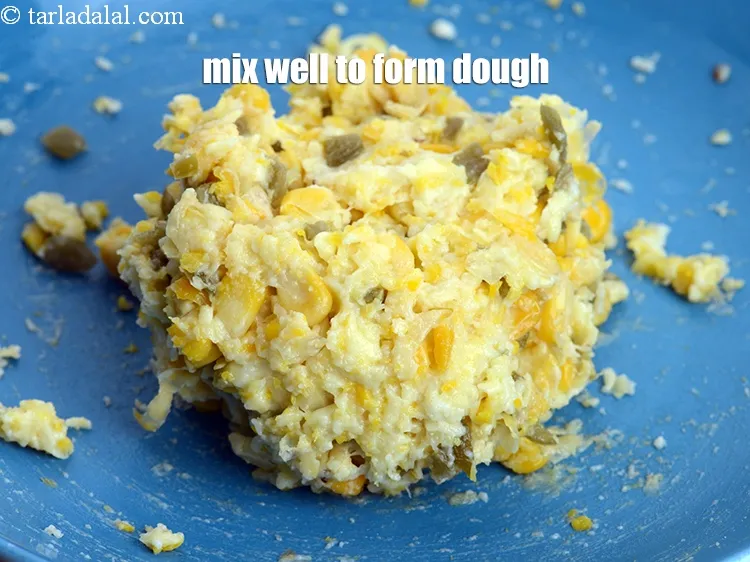 Step 14 – Mix well to form a dough.