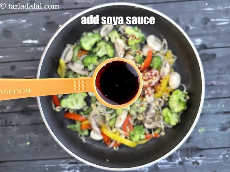 Step 23 – Add 1 tsp soya sauce. We used light soya sauce. <u><em>Regular soya sauce is 1/2 …