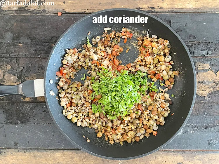 Step 31 – Add coriander.