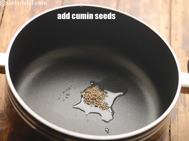 Step 29 – Add 1/2 tsp&nbsp;<a href="https://www.tarladalal.com/glossary-cumin-seeds-jeera-zeera-381i">cumin seeds (jeera)</a>.&nbsp;The most common benefit of <a href="https://www.tarladalal.com/recipes-using-cumin-seeds-381">jeera</a> known to many …