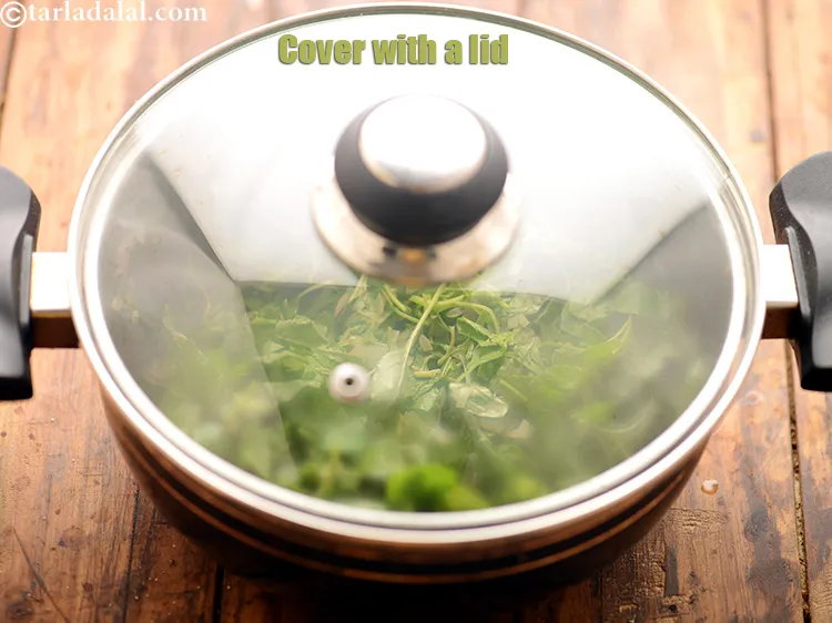 Step 21 – Cover with a lid.