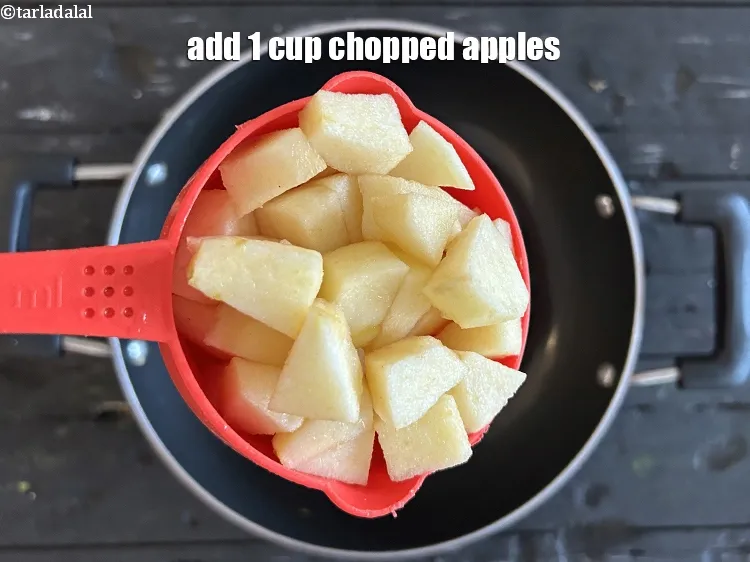 Step 15 – Add&nbsp;1 cup chopped apple.&nbsp;