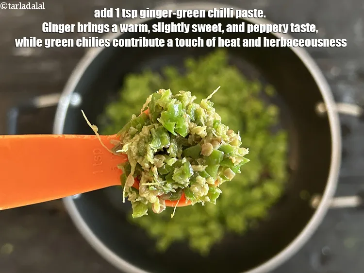 Step 15 – Add&nbsp;<meta charset="UTF-8" />1 tsp&nbsp; <a href="glossary-ginger-green-chilli-paste-adrak-mirch-ki-paste-adrak-mirchi-paste-139i">ginger-green chilli paste</a>.&nbsp;Ginger brings a warm, slightly sweet, and peppery …