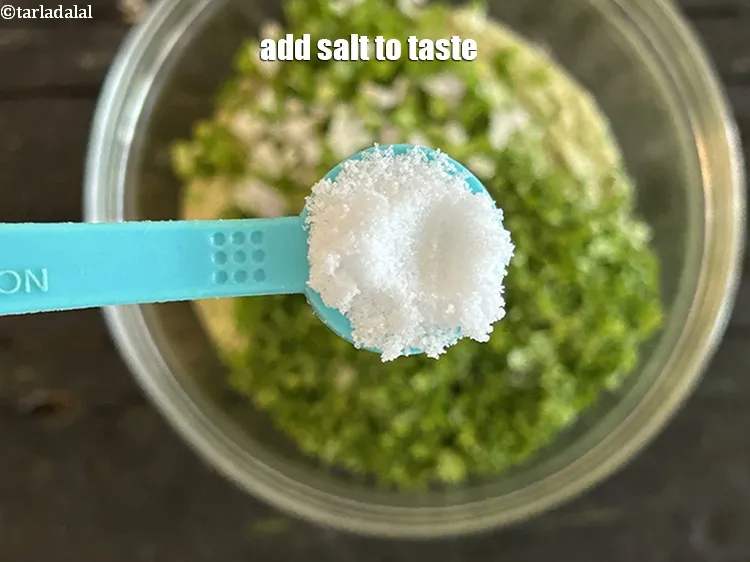 Step 17 – Add salt to taste.