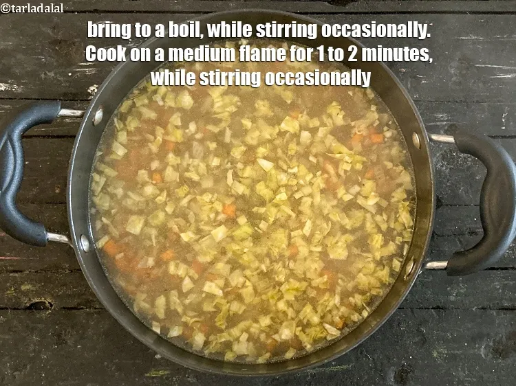 Step 26 – Bring to a boil, while stirring occasionally.&nbsp;Cook on a medium flame for 1 to 2 …
